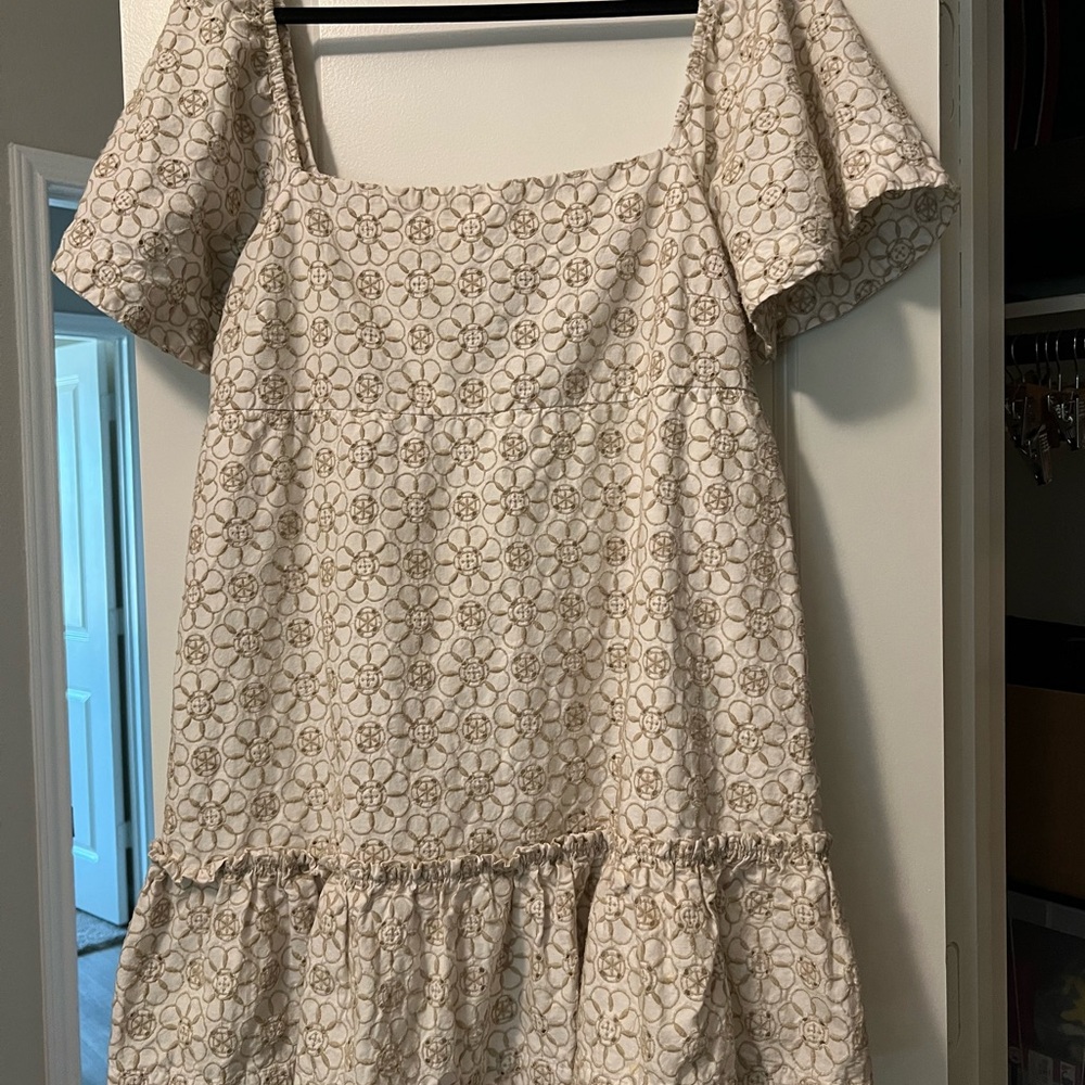 Maeve Beige Floral Dress